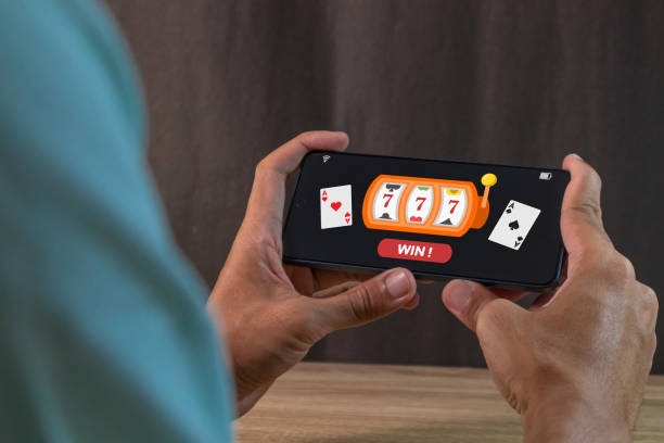 lion4d mobile app menu showing sportsbook, live dealer, slots, and esports sections